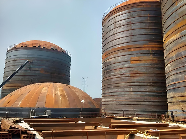 鲅鱼圈焦粉钢板仓